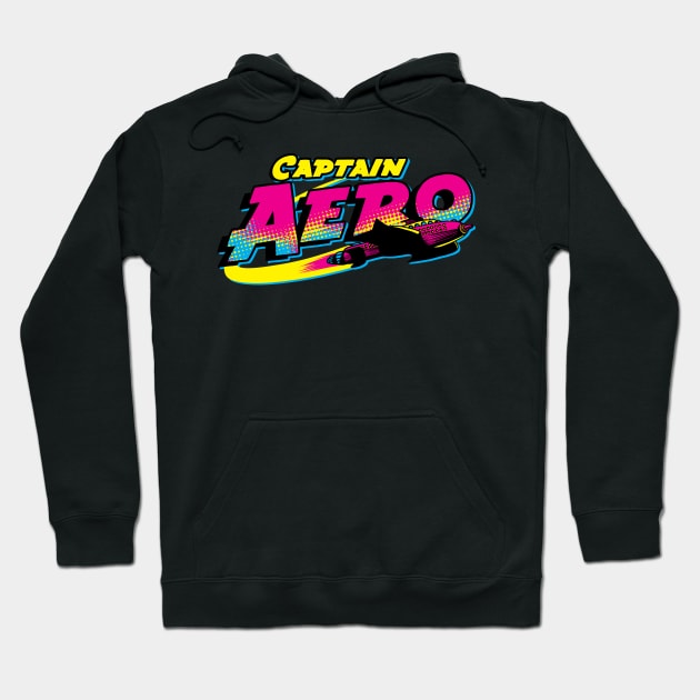 Captain Aero Hoodie by Designs by Doc 🟧🏄🌊🟦